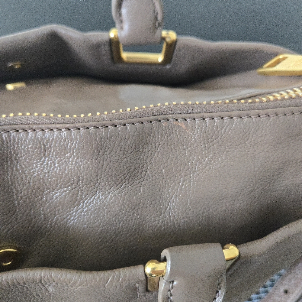 Prada‎ Brown Leather Bag - Picture 13 of 17